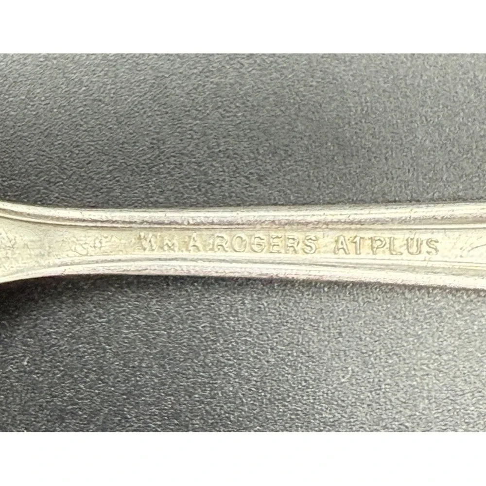 VTG Oneida WM. A Rogers Croydon Mary Lee Silverplate Teaspoon 1932 Set 5 A1 Plus